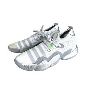 Adidas Trae Young 2 Mens 11.5 Dash Grey Silver Basketball Sneakers NEW